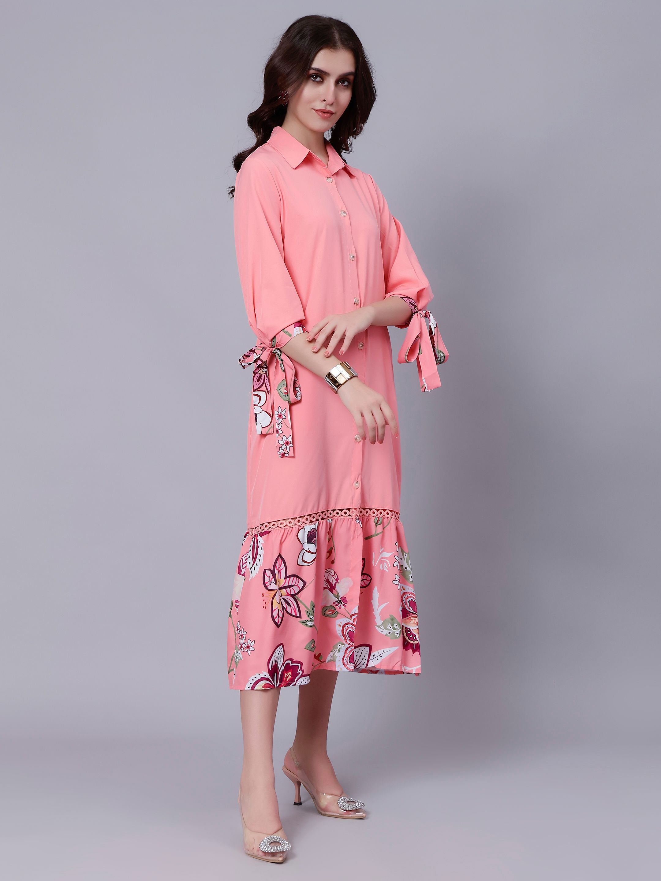 Casual Long Shirt Dress