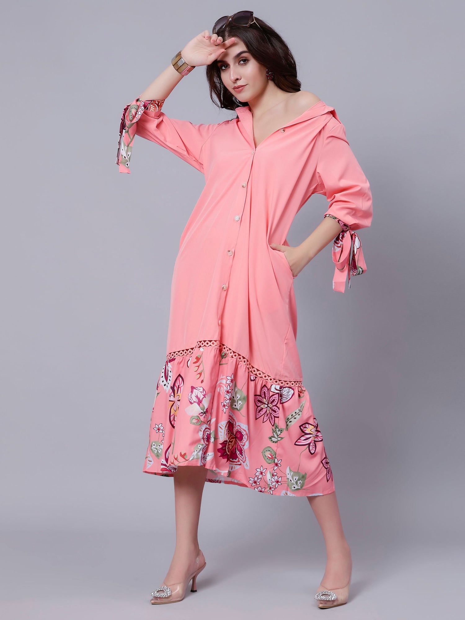 Casual Long Shirt Dress