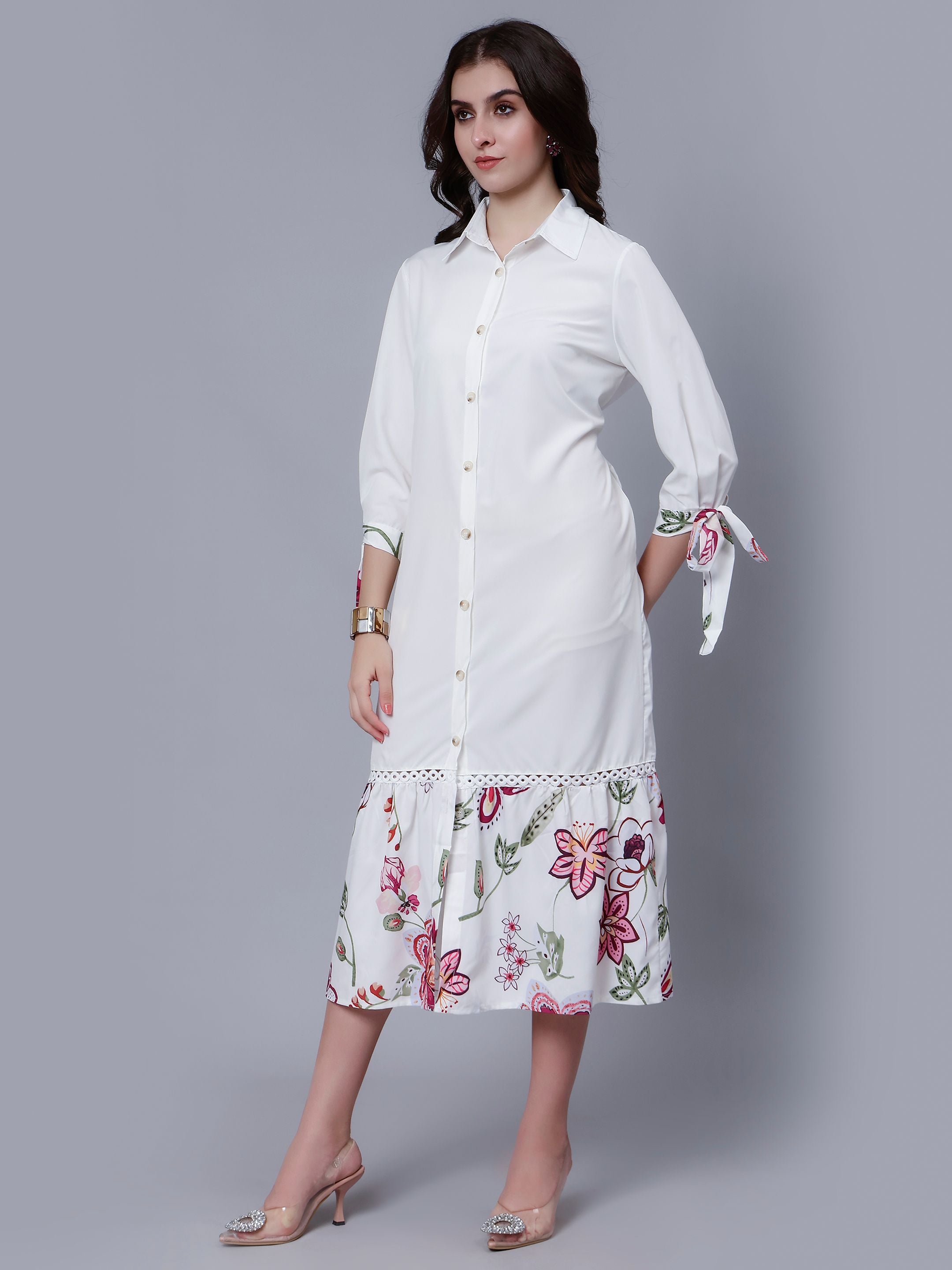Casual Long Shirt Dress