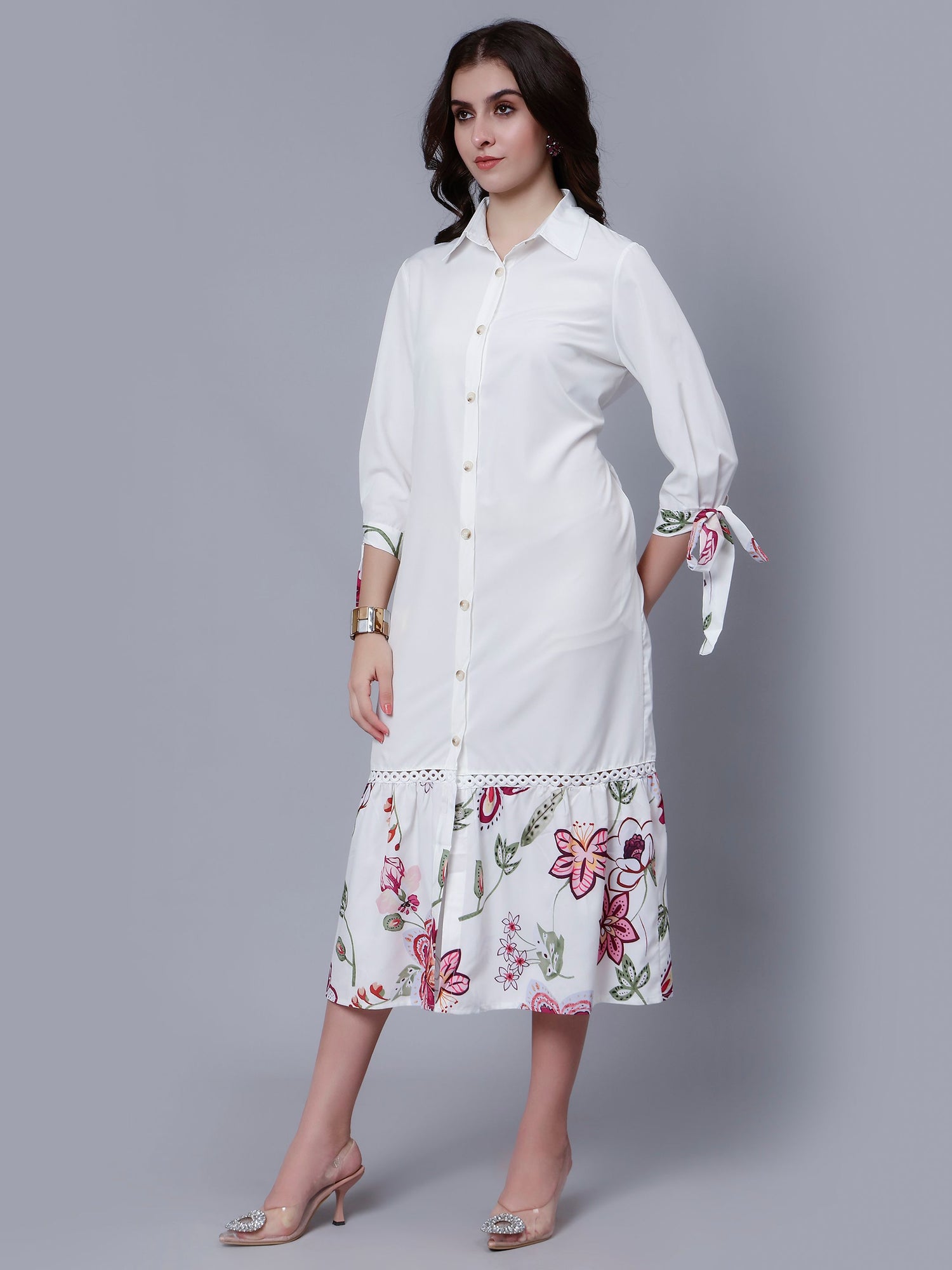Casual Long Shirt Dress