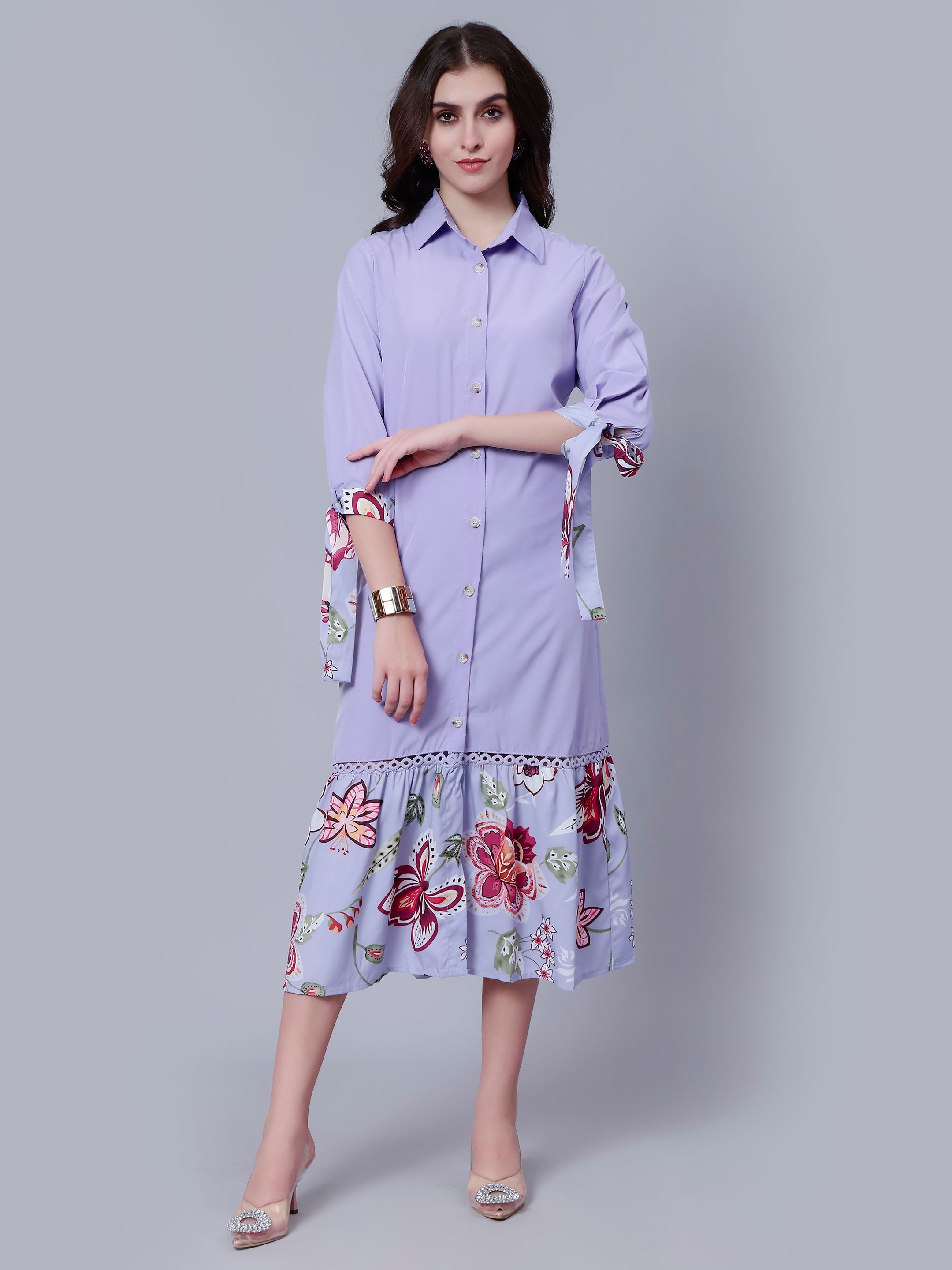 Casual Long Shirt Dress