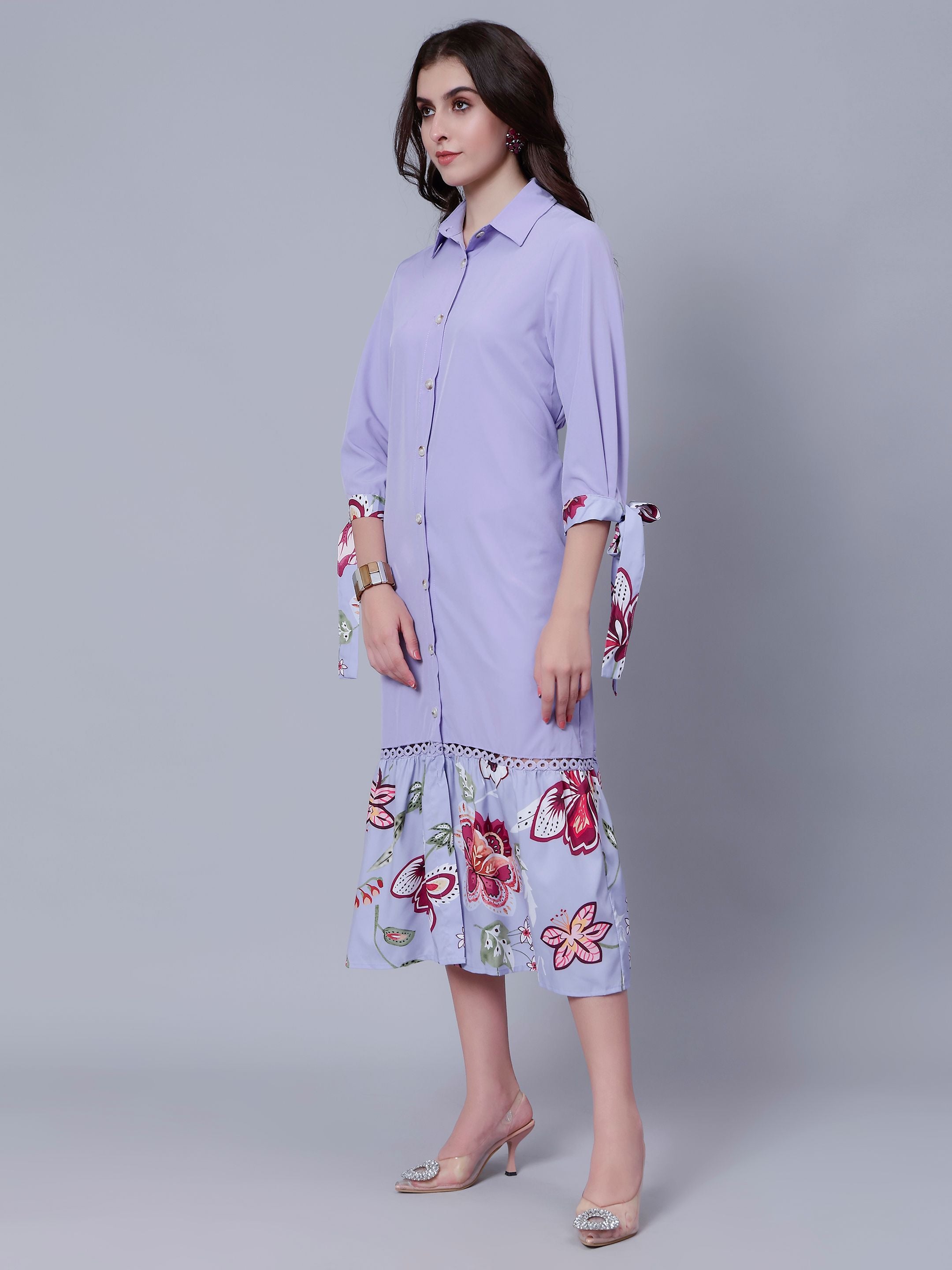 Casual Long Shirt Dress