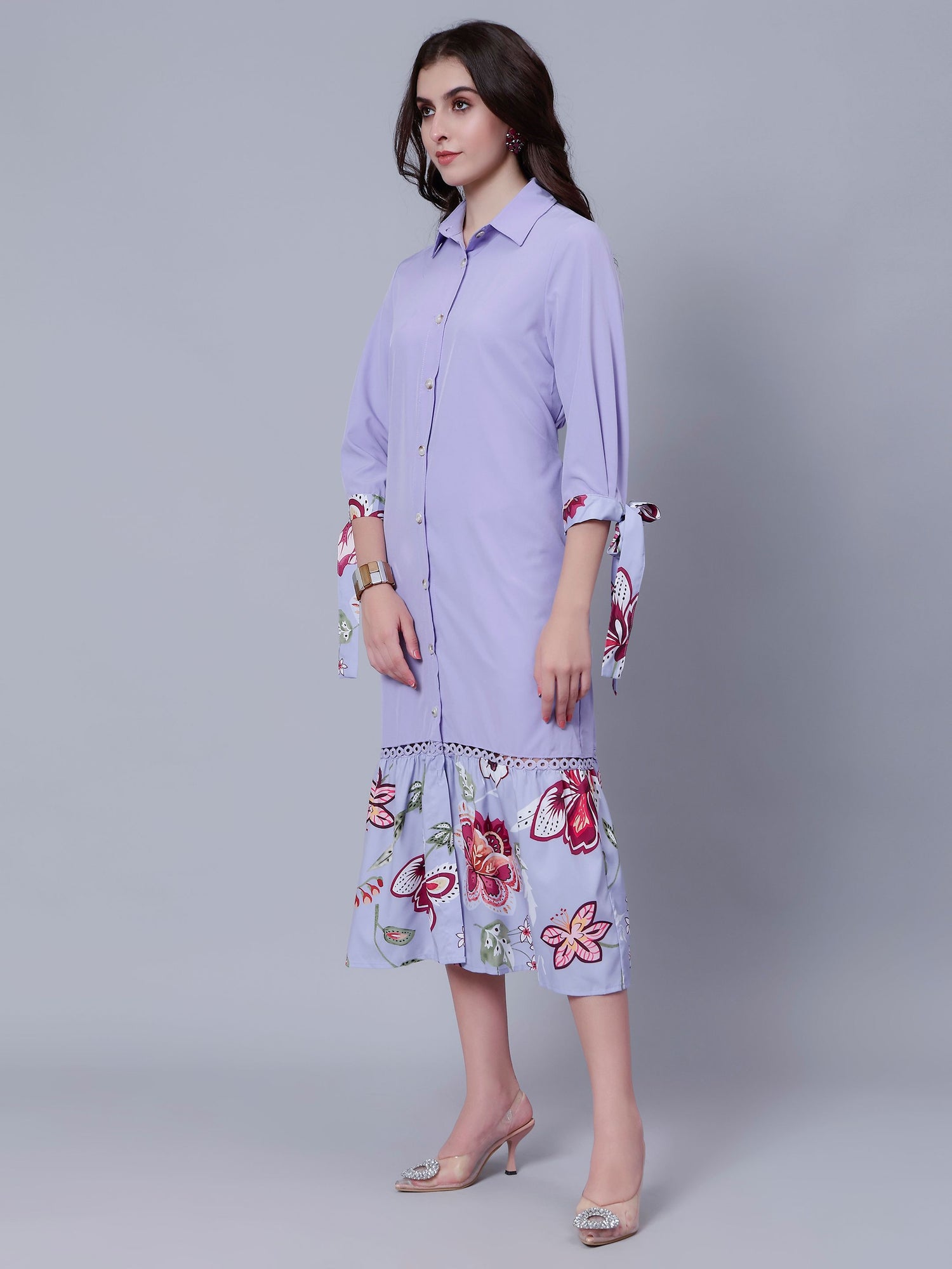 Casual Long Shirt Dress