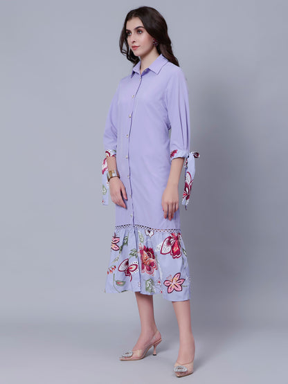 Casual Long Shirt Dress