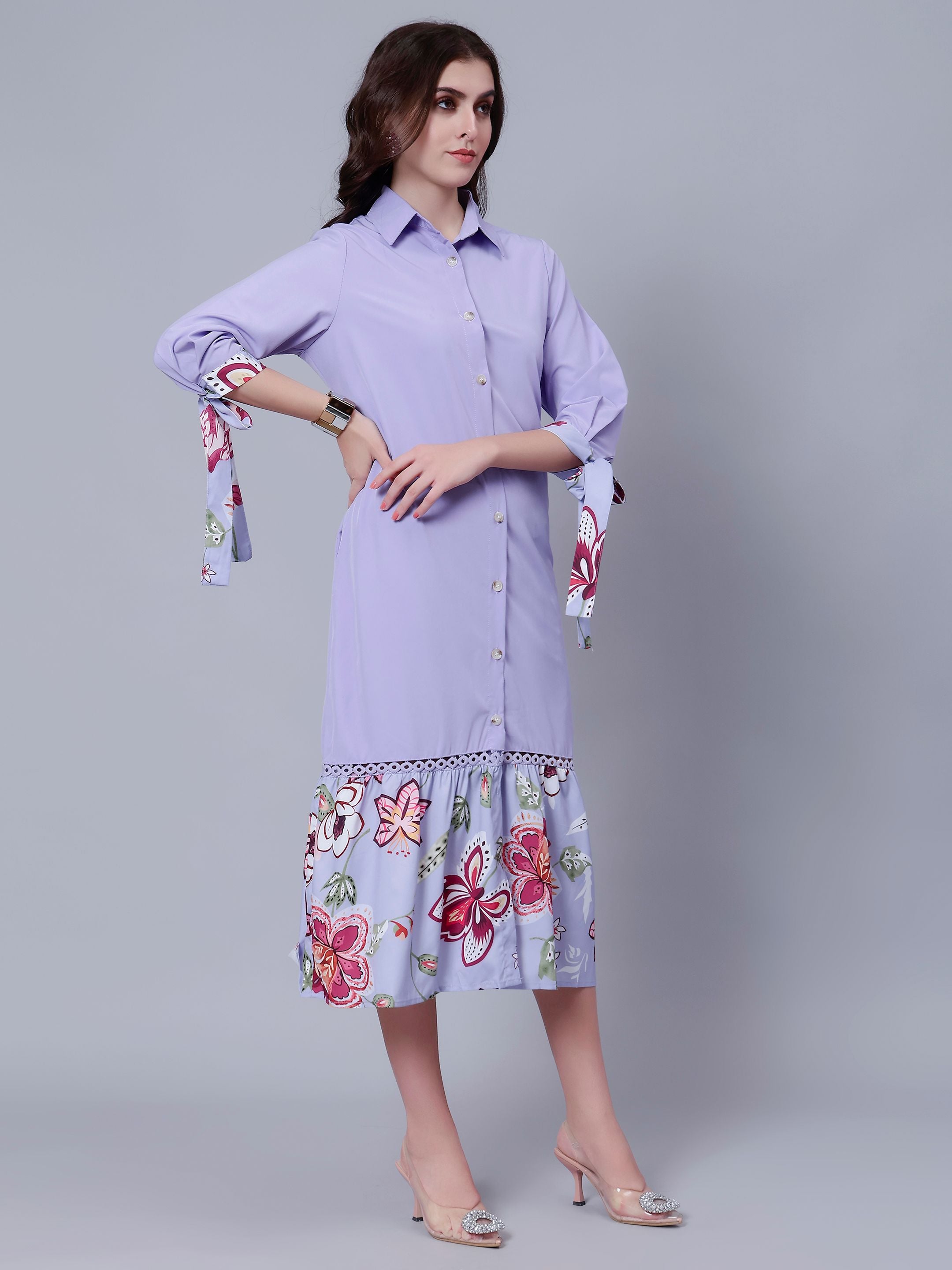 Casual Long Shirt Dress