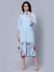 Casual Long Shirt Dress