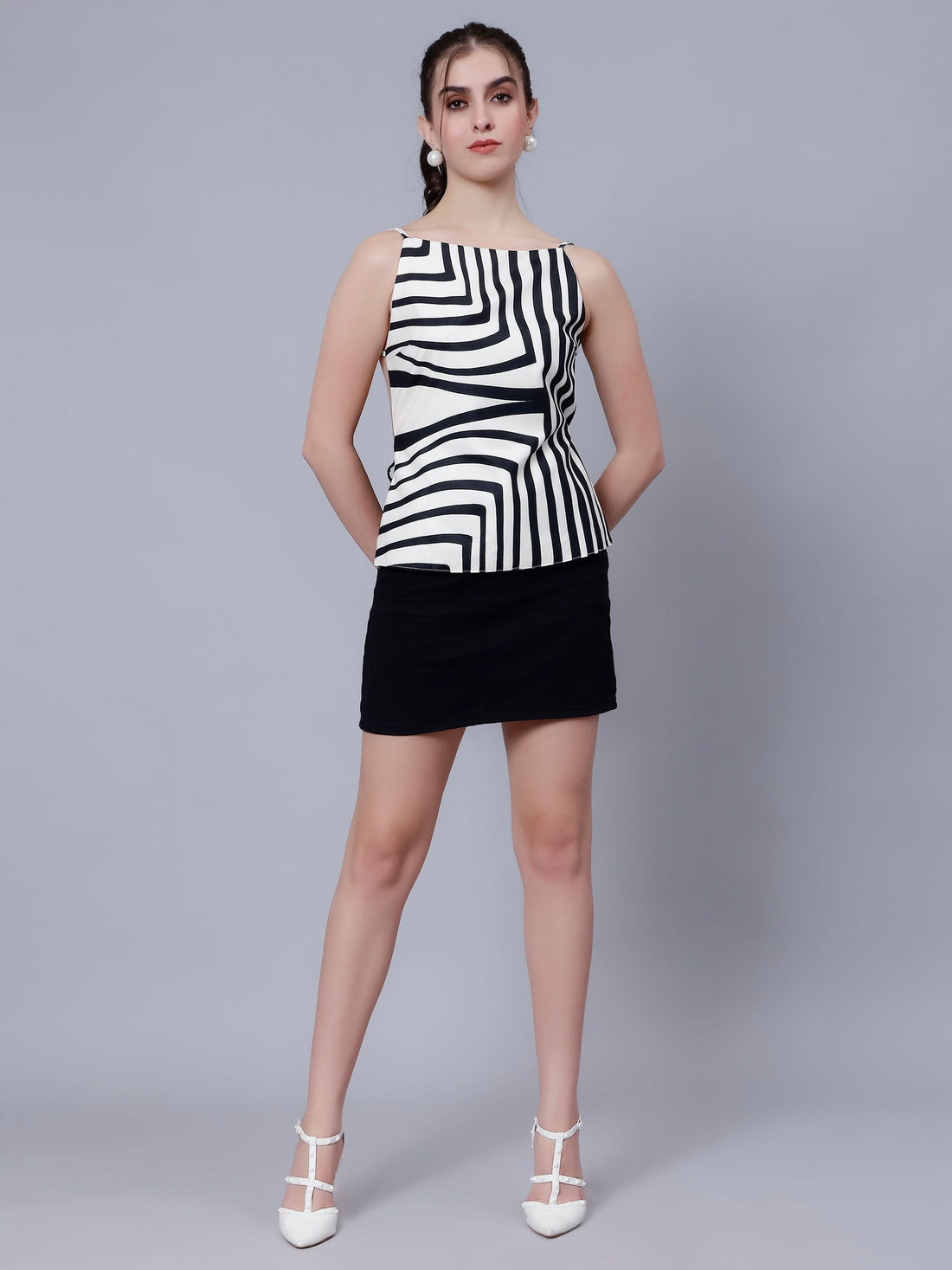 Open Back Tank Top