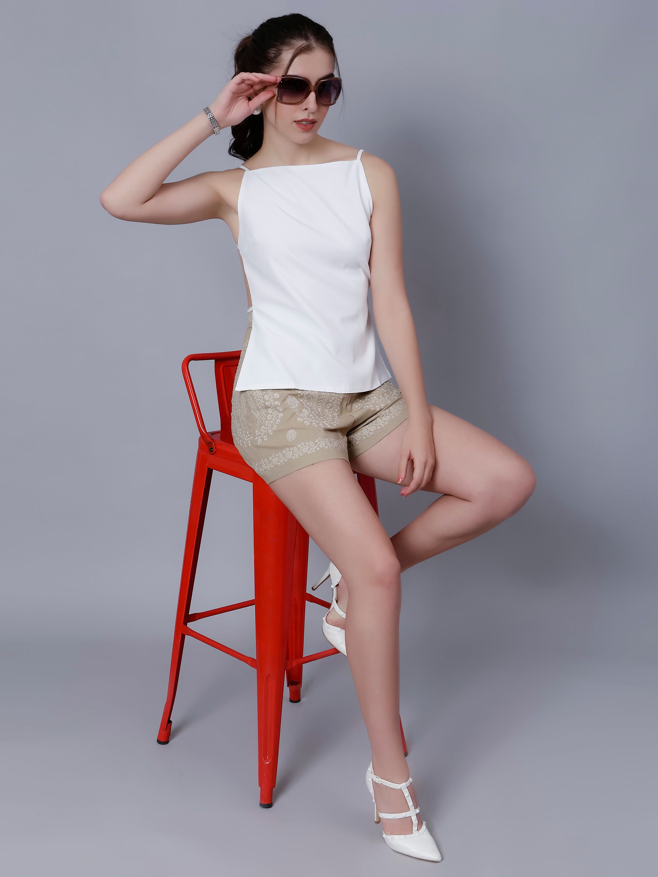 Open Back Tank Top