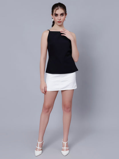 Open Back Tank Top