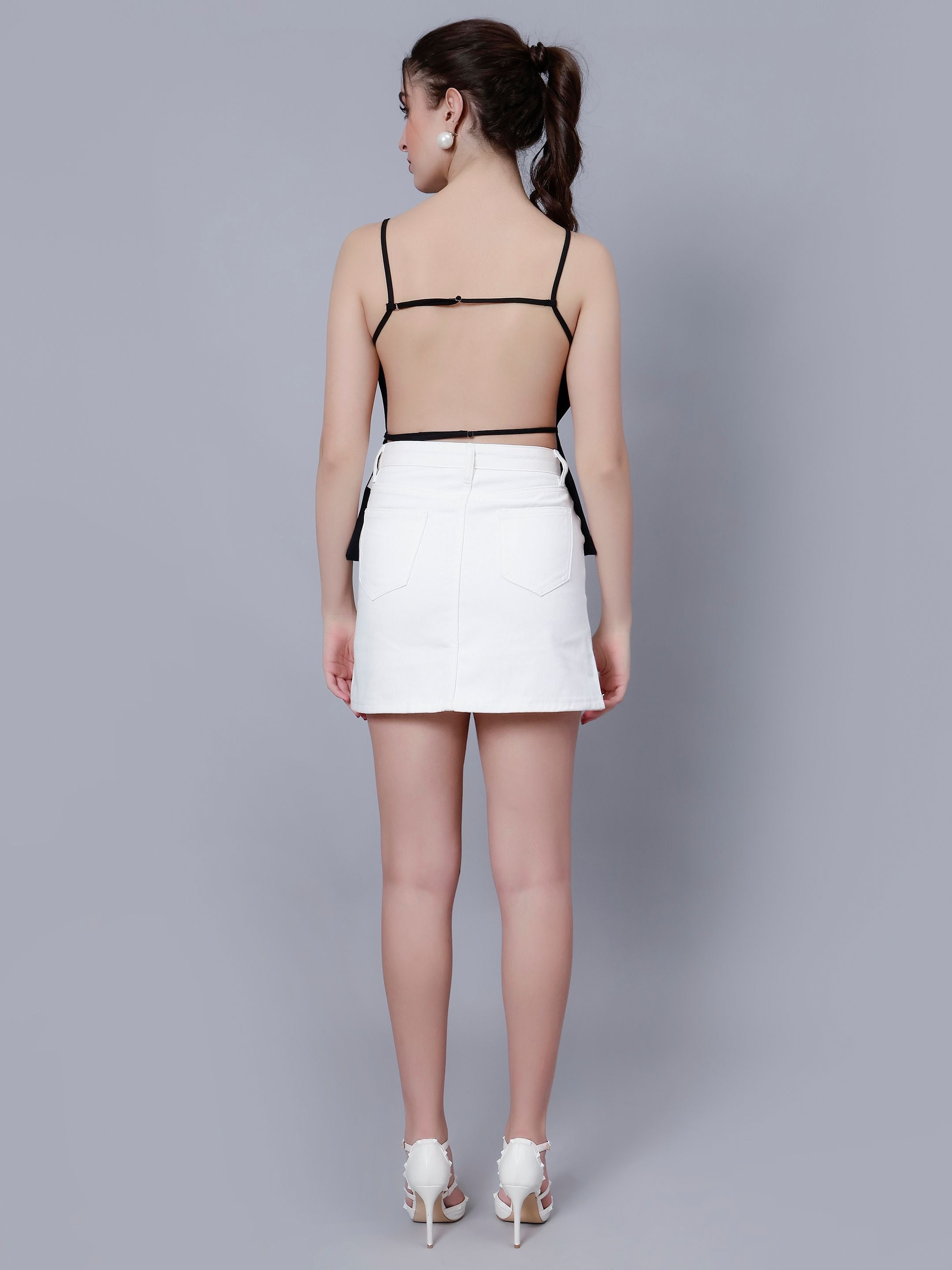 Open Back Tank Top