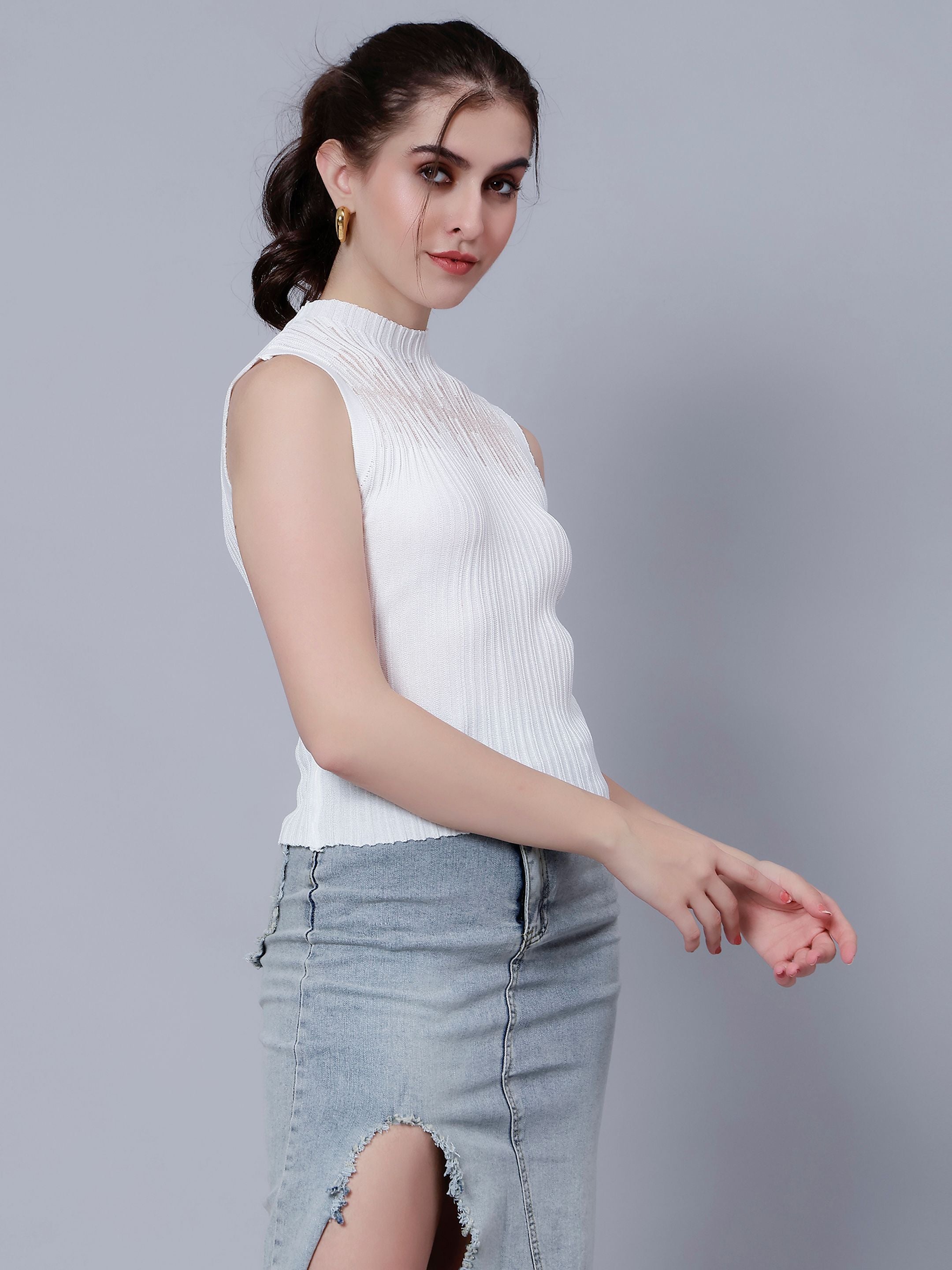 Ribbed Knit Tank Top