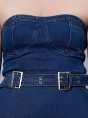 Bodycon Denim Tube Dress