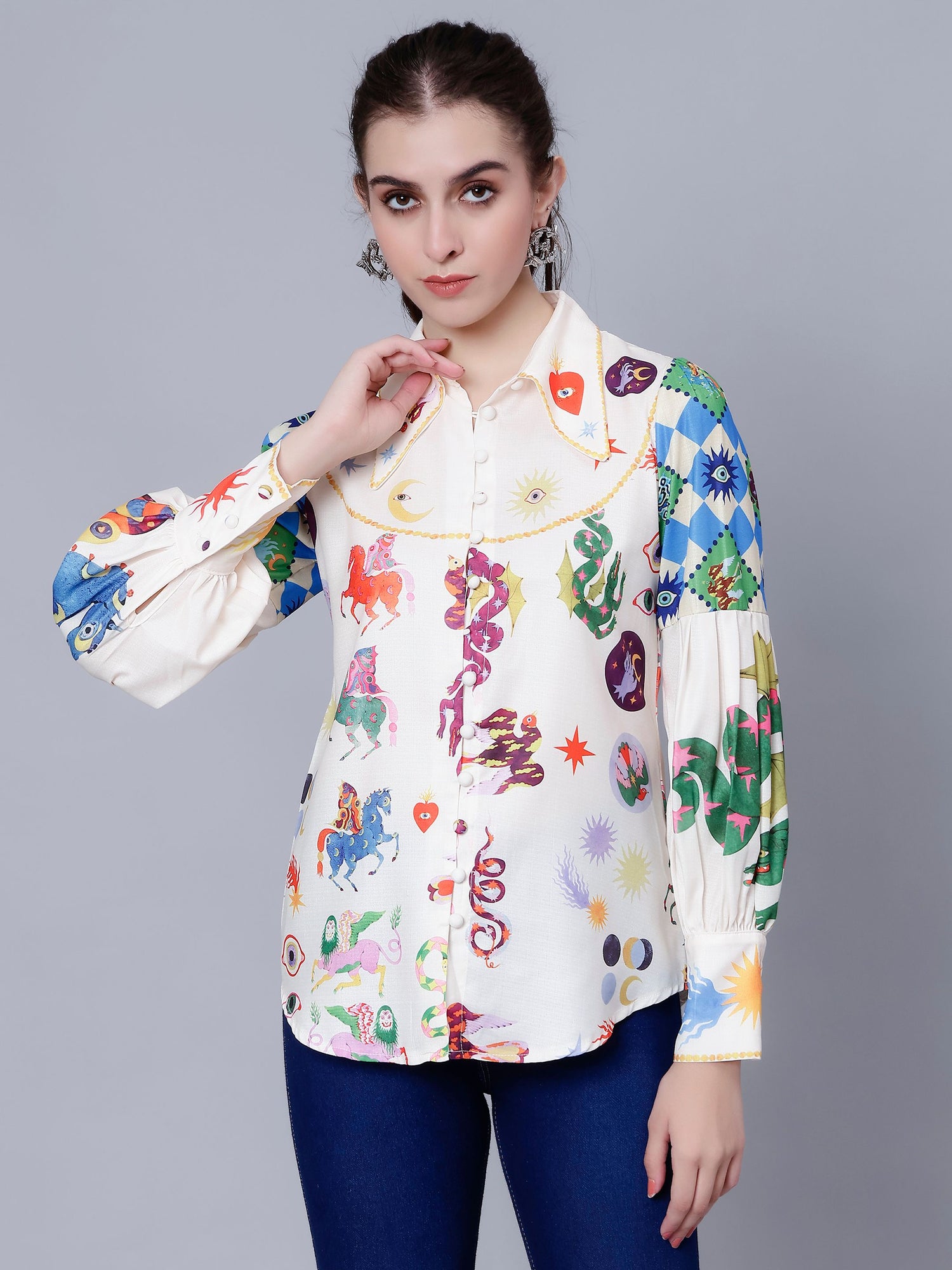 Mystic Animal Printed Shirt