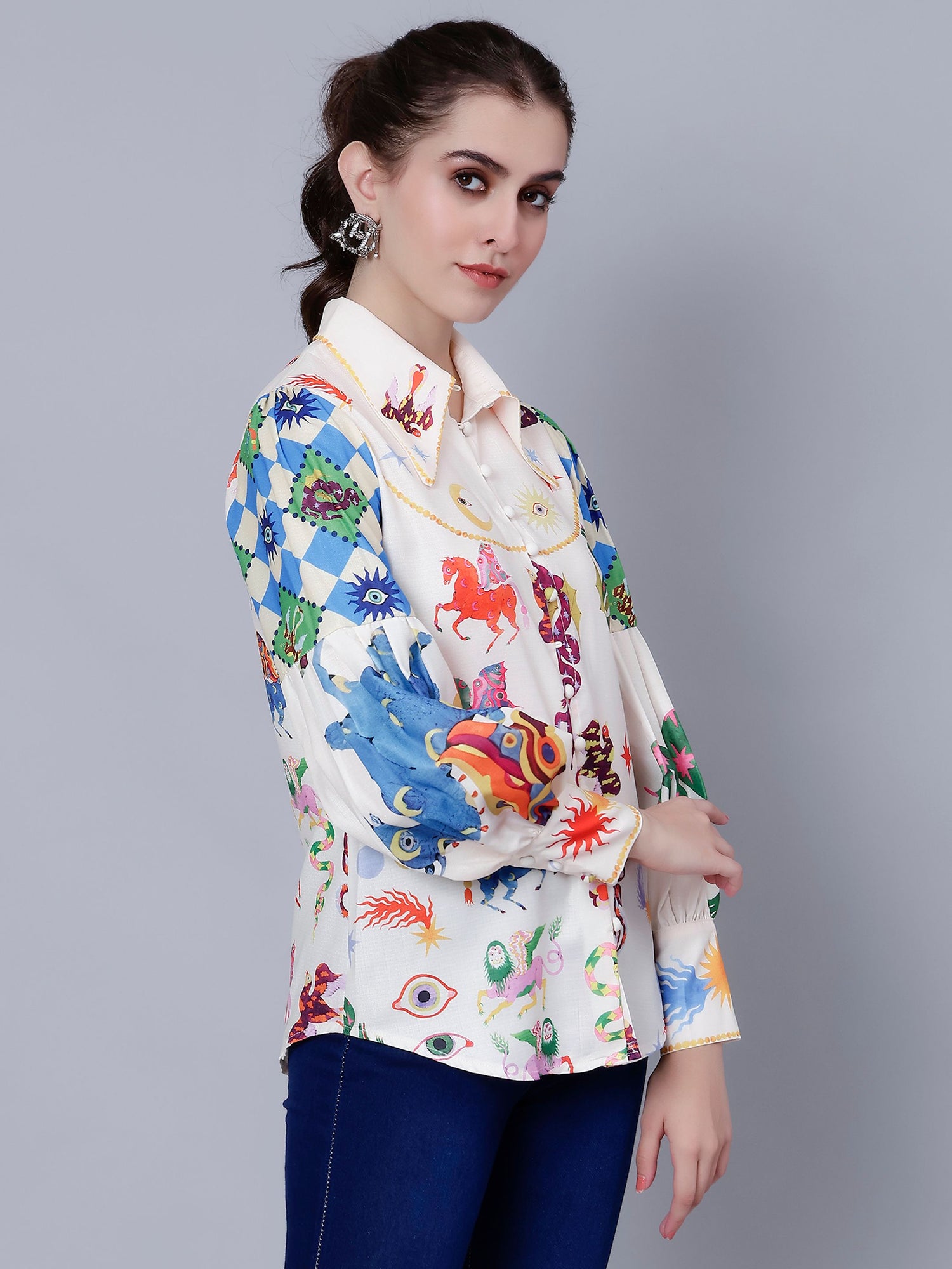 Mystic Animal Printed Shirt