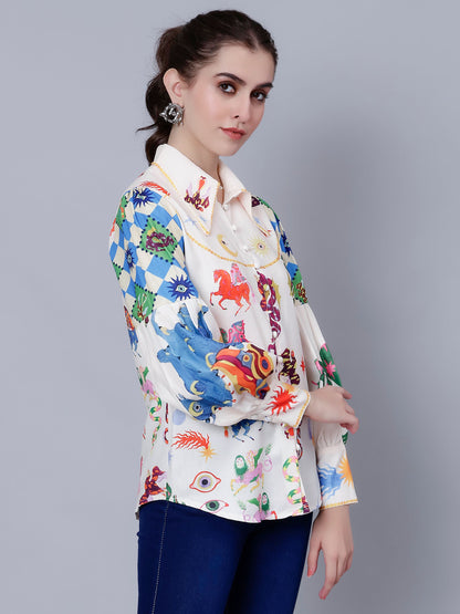 Mystic Animal Printed Shirt