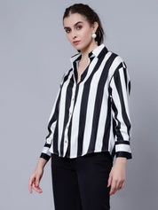 Wide Striped Elegant Shirt