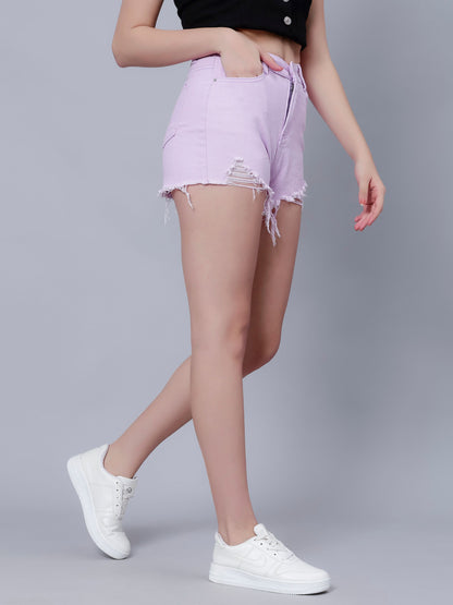 Hot Ripped Denim Shorts