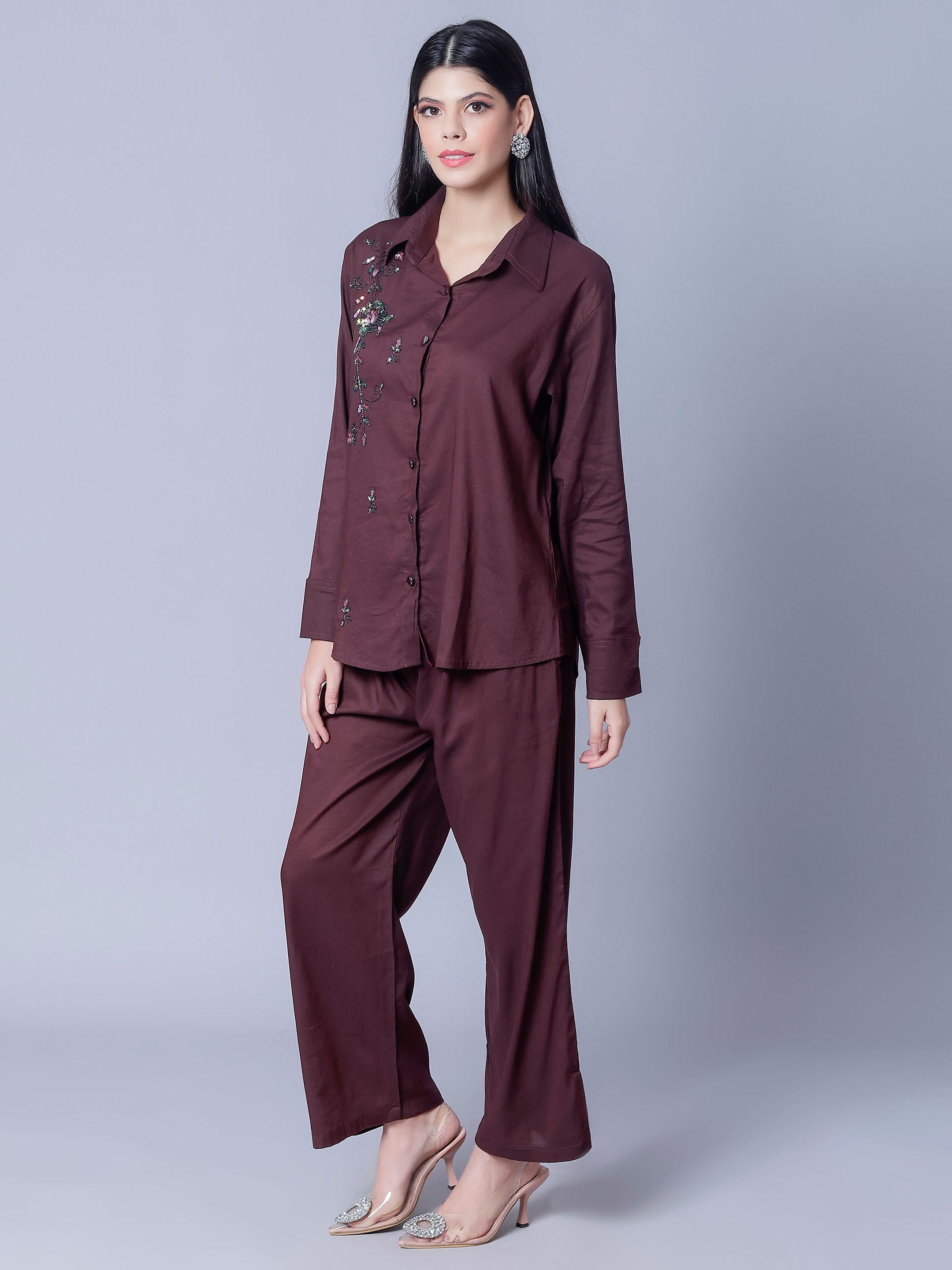 Hand Embroidery Two-Piece Set