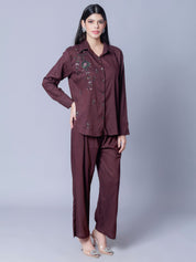 Hand Embroidery Two-Piece Set
