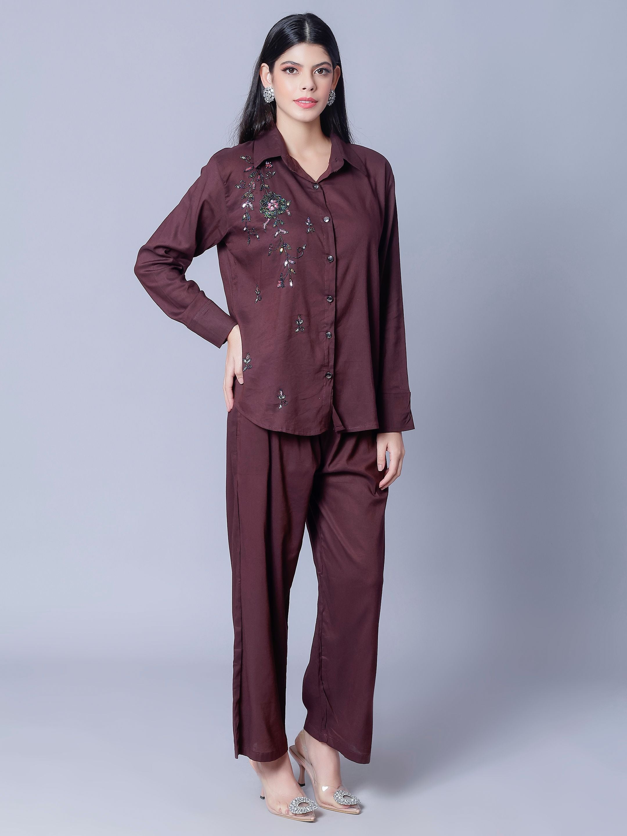 Hand Embroidery Two-Piece Set