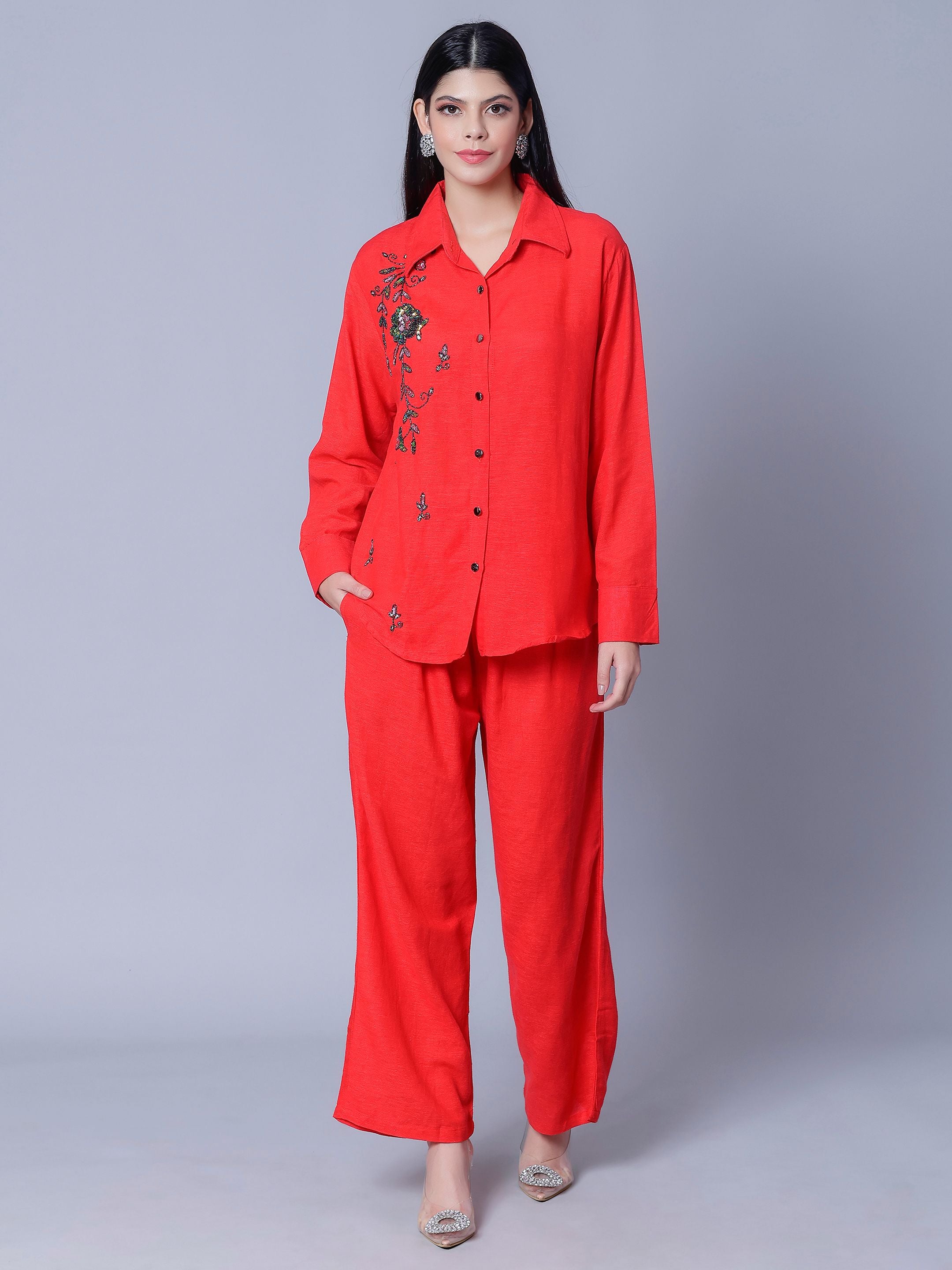 Hand Embroidery Two-Piece Set