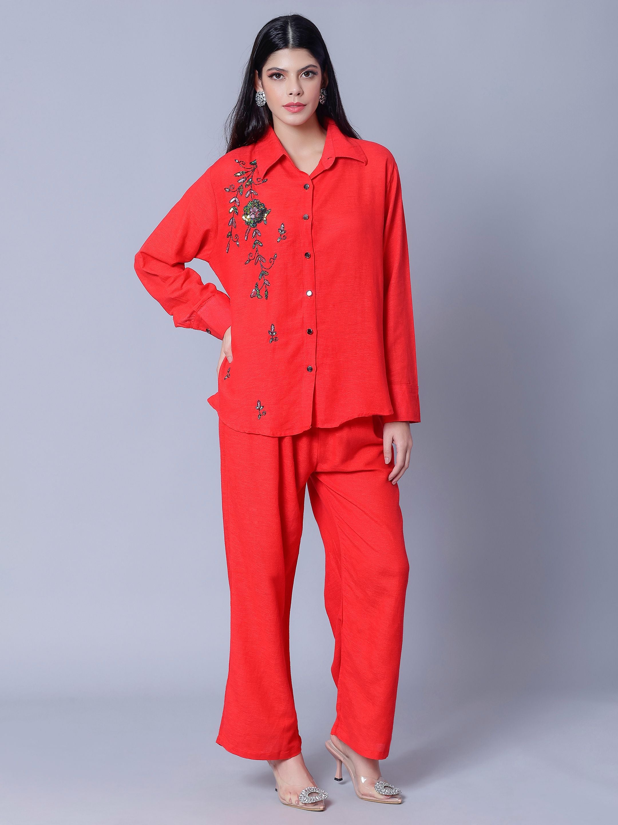 Hand Embroidery Two-Piece Set