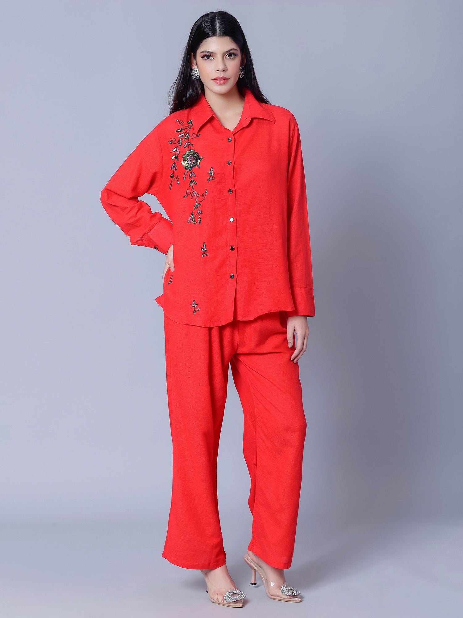 Hand Embroidery Two-Piece Set