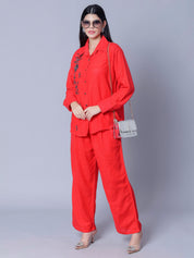 Hand Embroidery Two-Piece Set