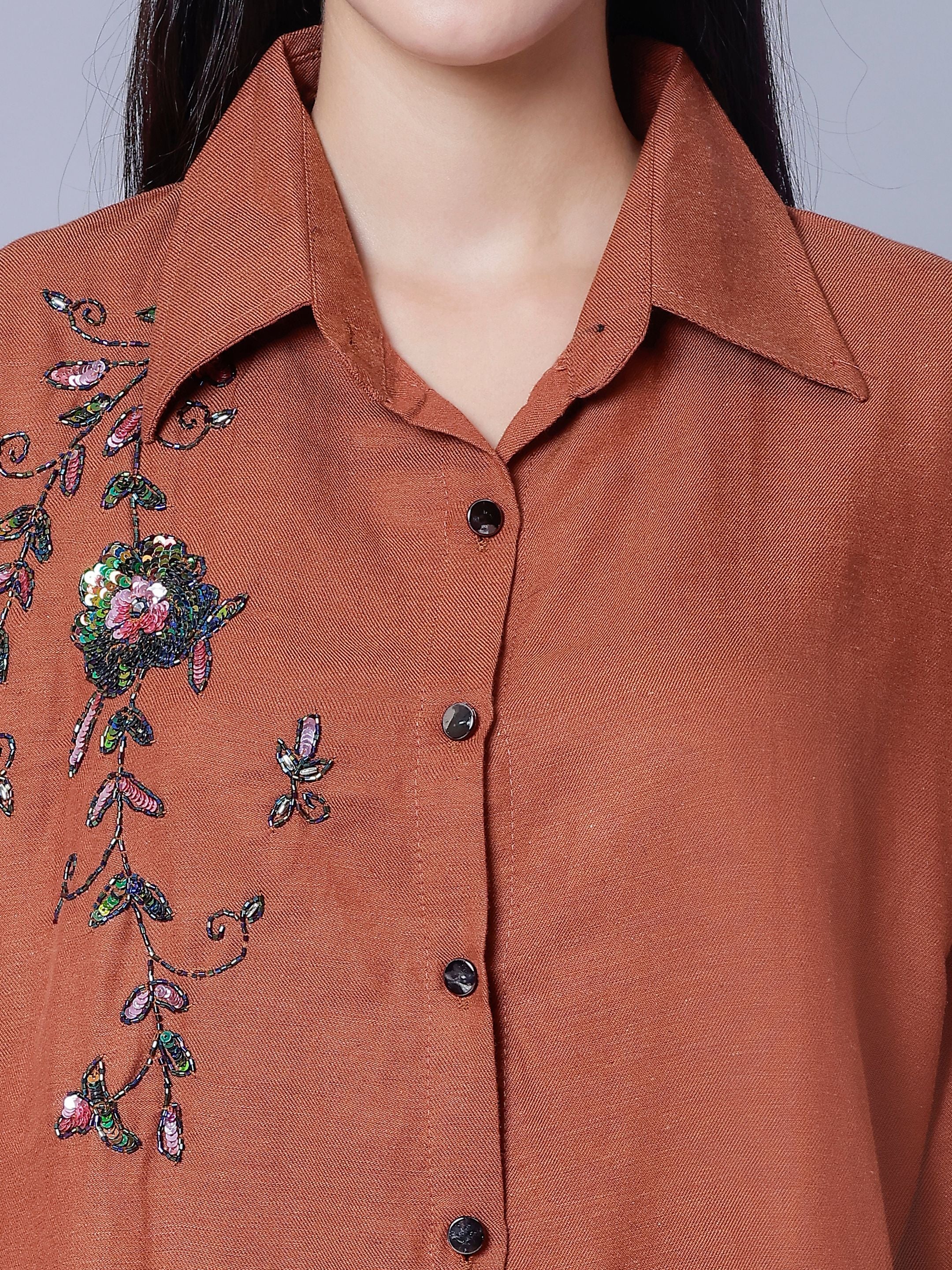 Hand Embroidery Two-Piece Set