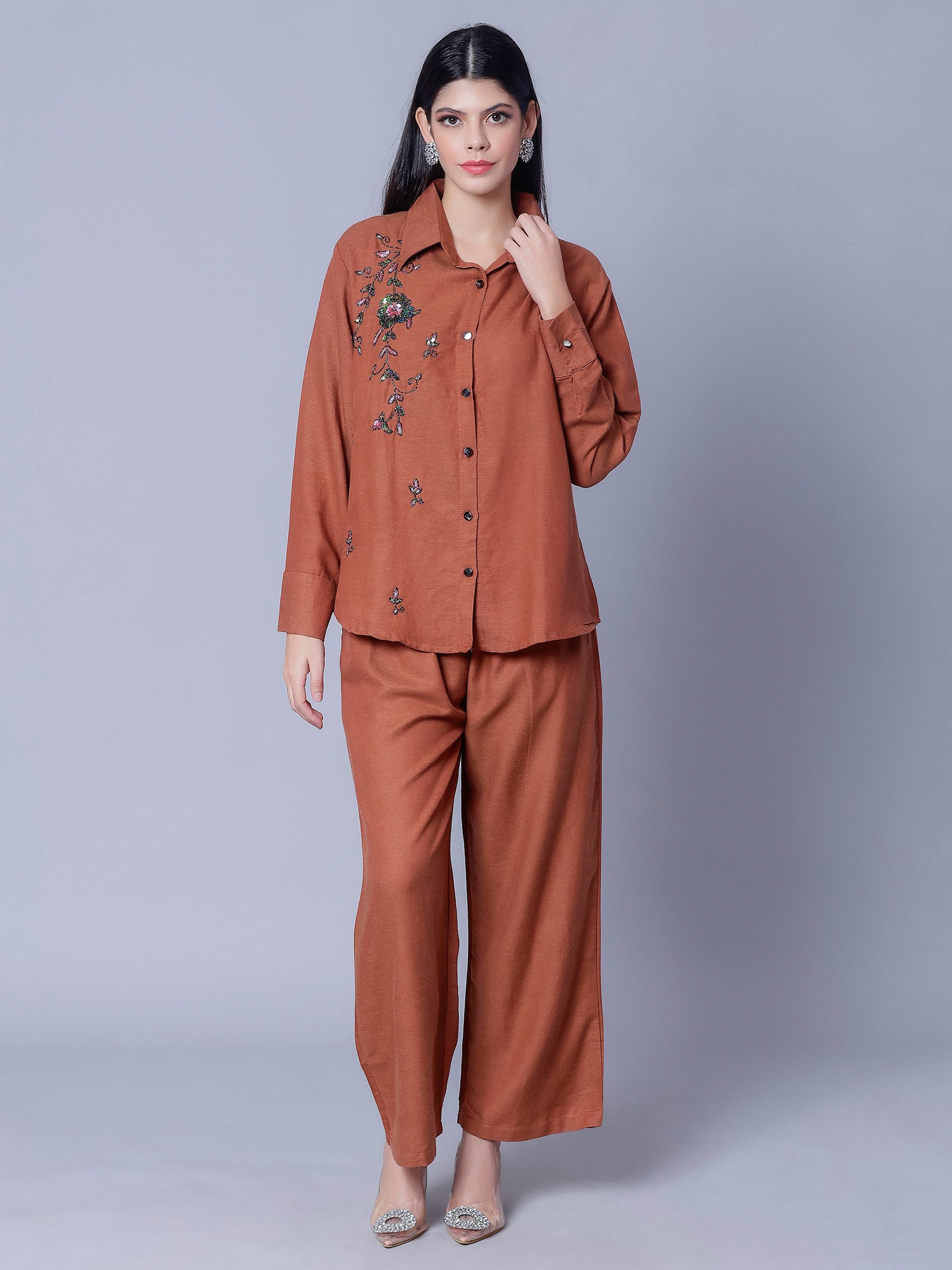 Hand Embroidery Two-Piece Set
