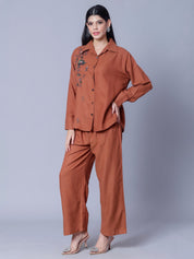 Hand Embroidery Two-Piece Set