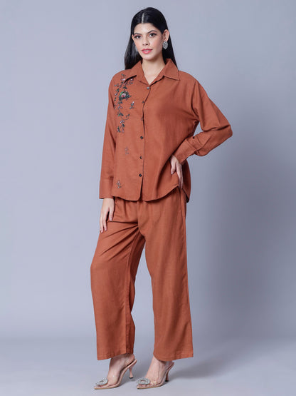 Hand Embroidery Two-Piece Set