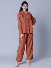 Hand Embroidery Two-Piece Set
