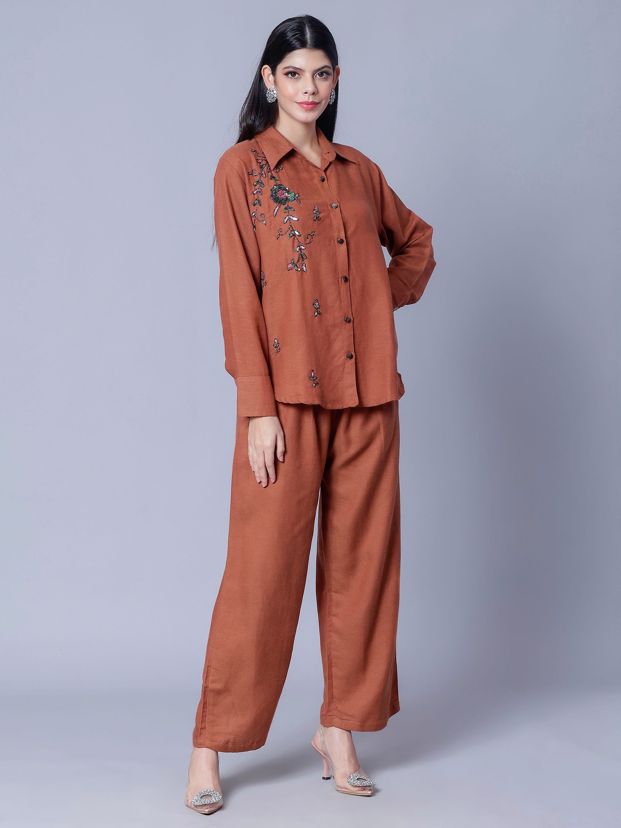 Hand Embroidery Two-Piece Set