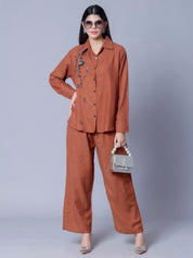 Hand Embroidery Two-Piece Set