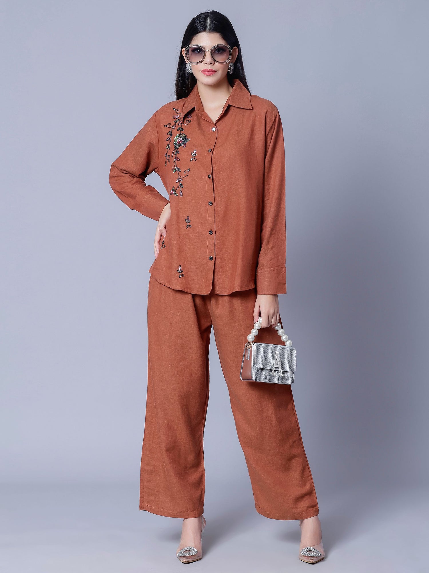 Hand Embroidery Two-Piece Set