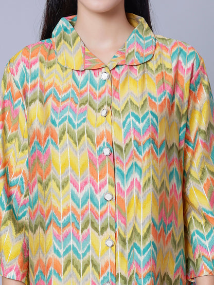 Multicolor Two-Piece Set