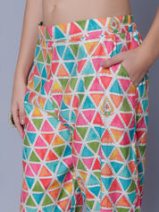 Multicolor Two-Piece Set