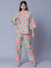 Multicolor Two-Piece Set