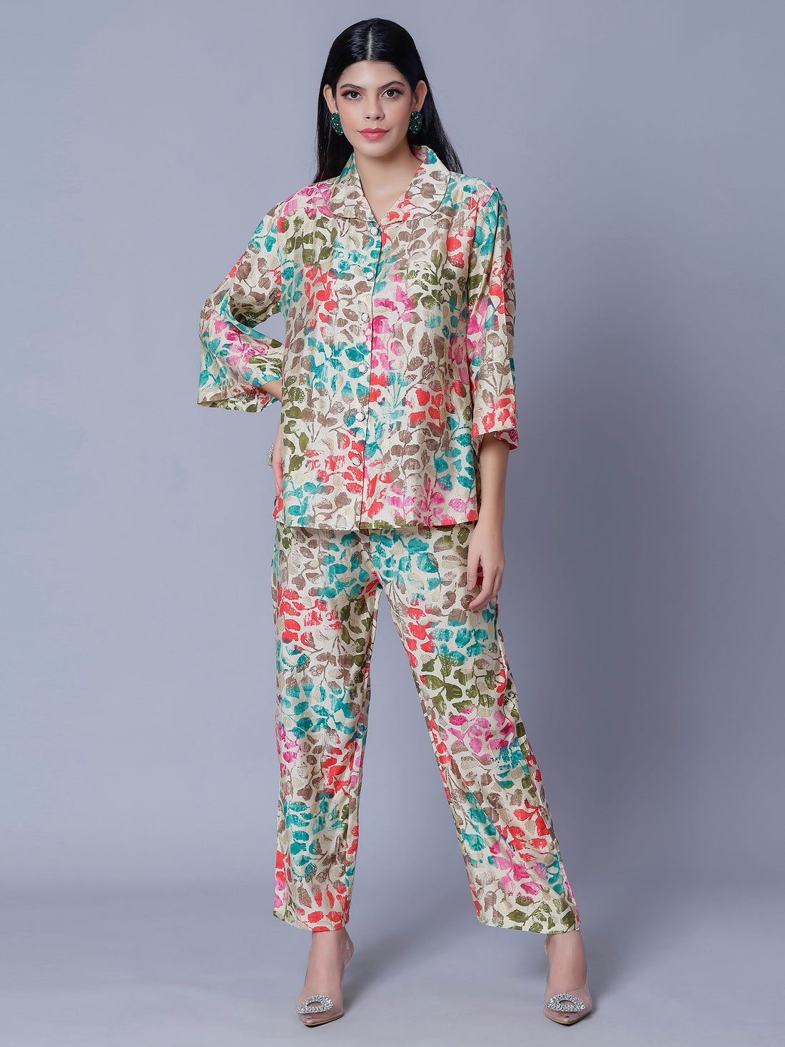 Multicolor Two-Piece Set