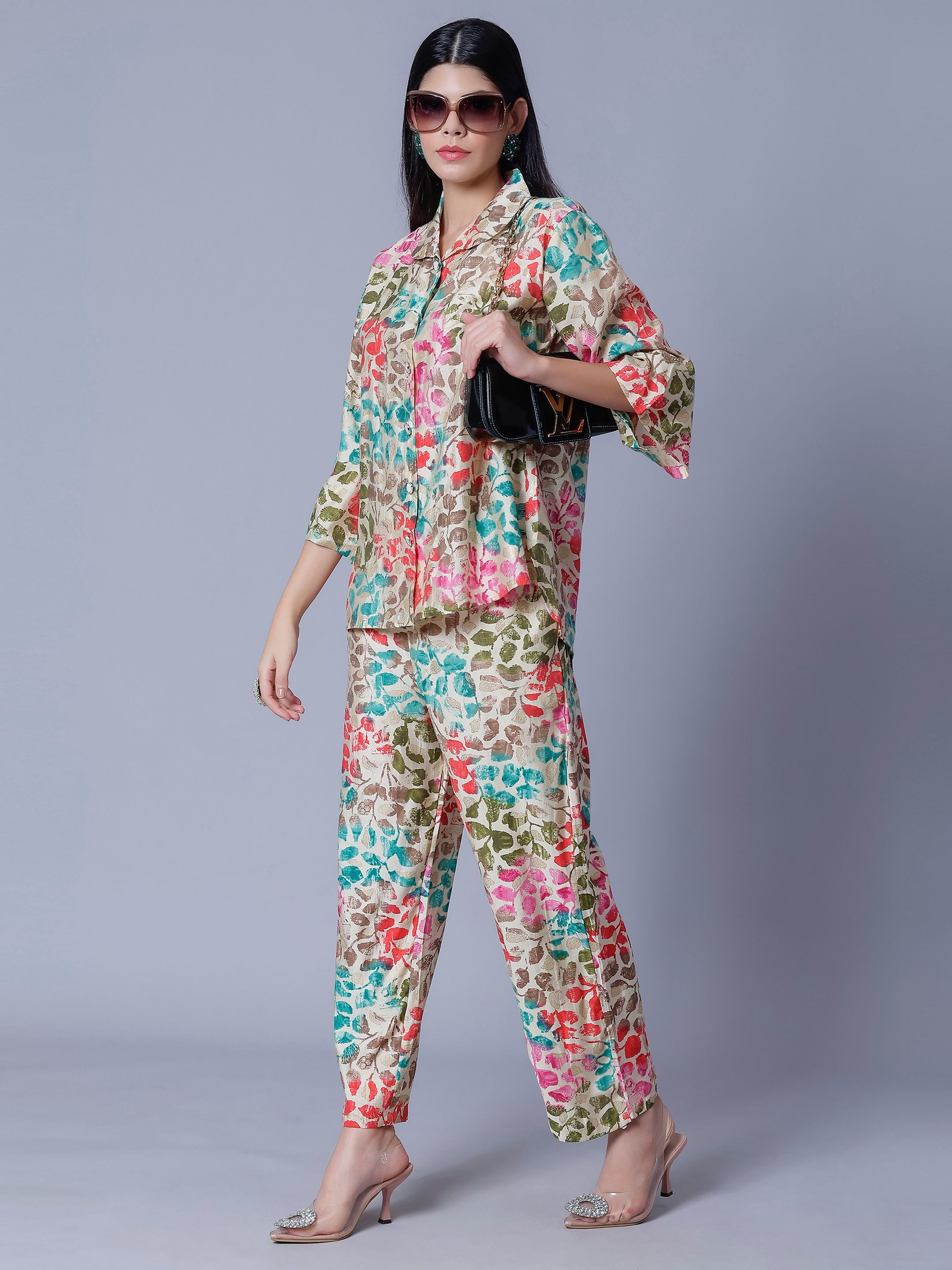 Multicolor Two-Piece Set