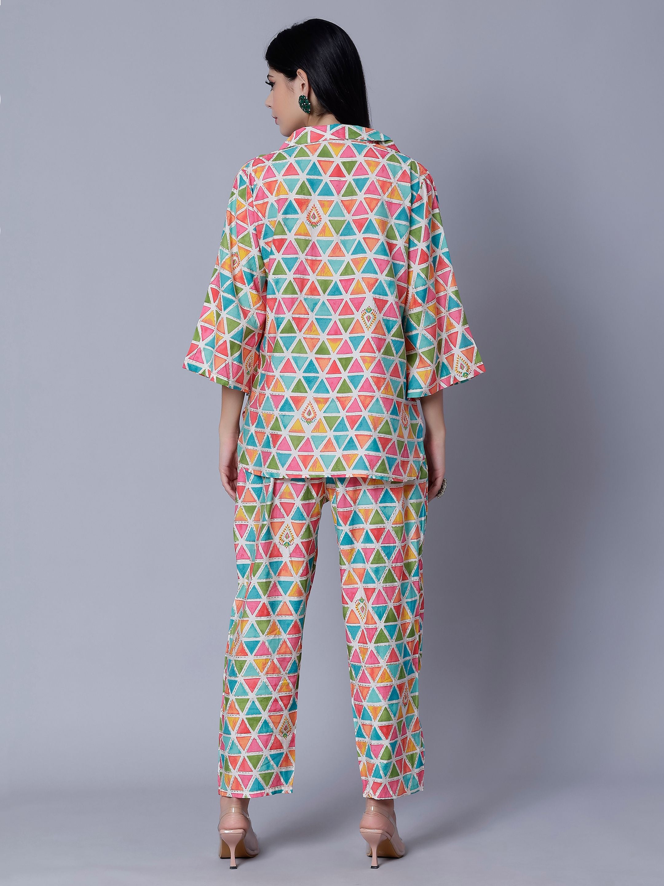 Multicolor Two-Piece Set