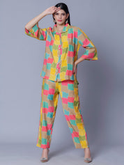 Multicolor Two-Piece Set