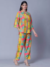 Multicolor Two-Piece Set
