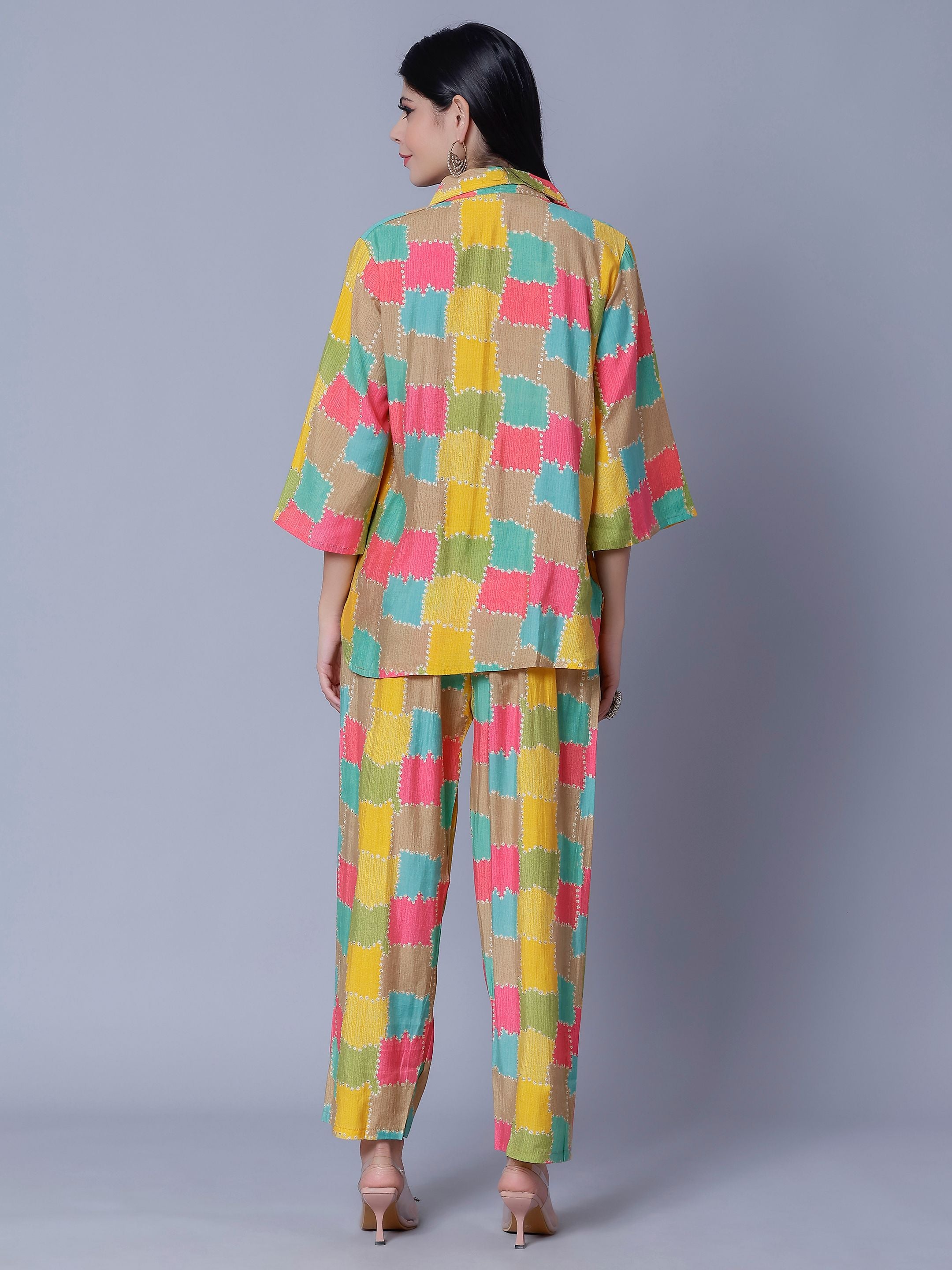 Multicolor Two-Piece Set