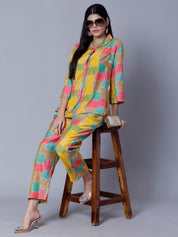 Multicolor Two-Piece Set