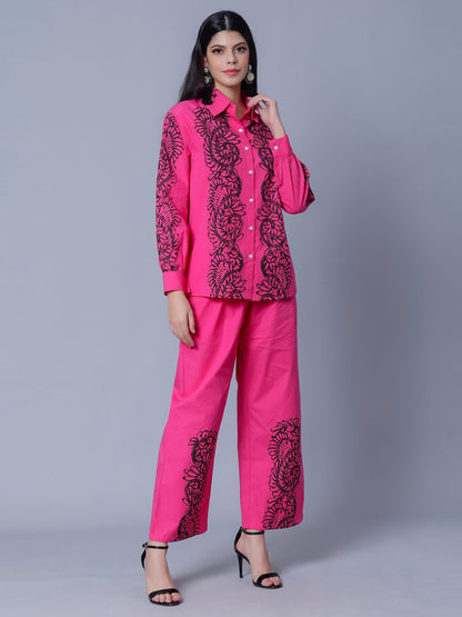 Elegant Printed Two-Piece Set