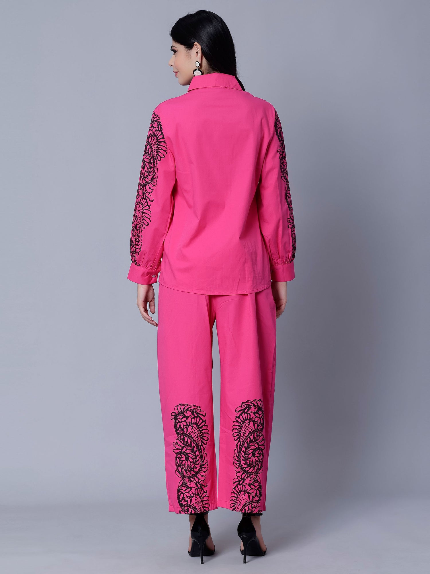 Elegant Printed Two-Piece Set