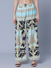 Vintage Printed Two-Piece Set