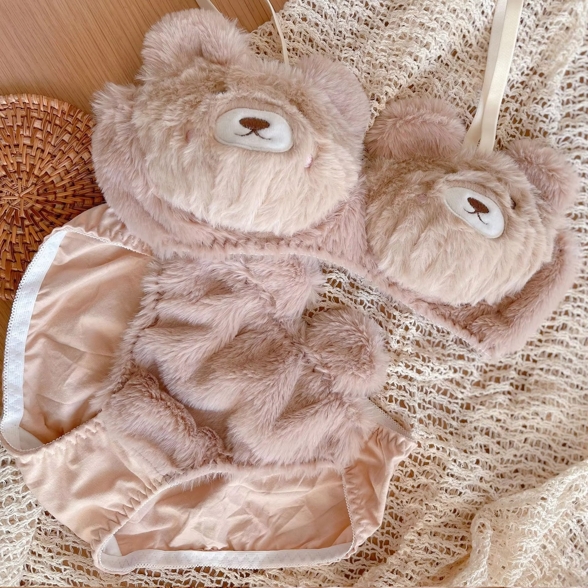 Cute Bear Lingerie Set